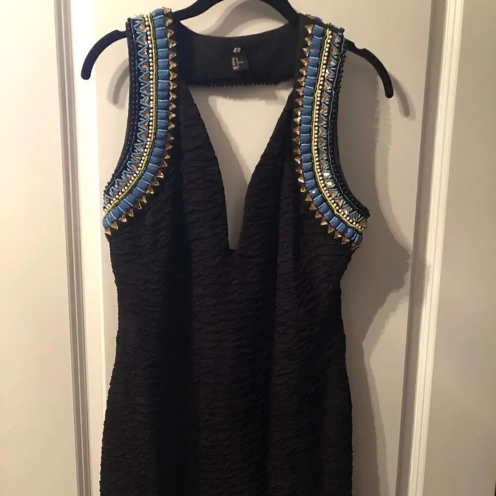H&M Jeweled Bodycon sz M